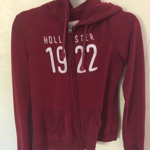 Hollister zip up size small